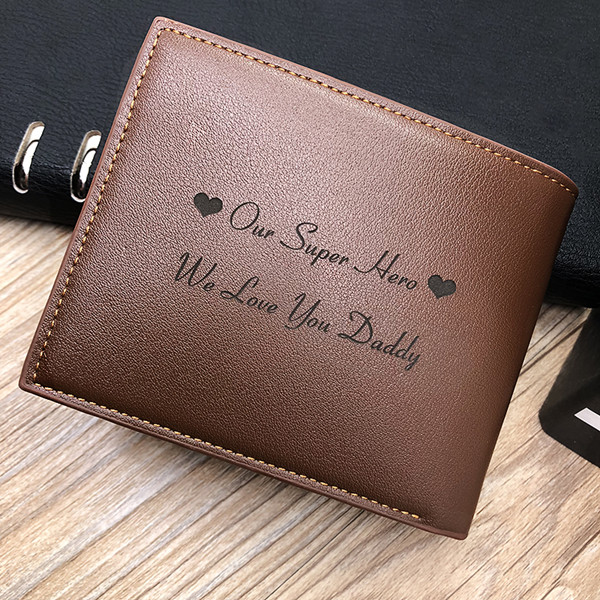 Personalized Photo Trifold wallet