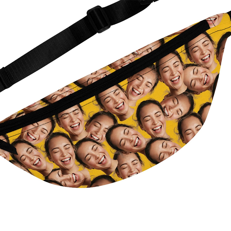 Customized Face Photo Funny Men’s Fanny Bag