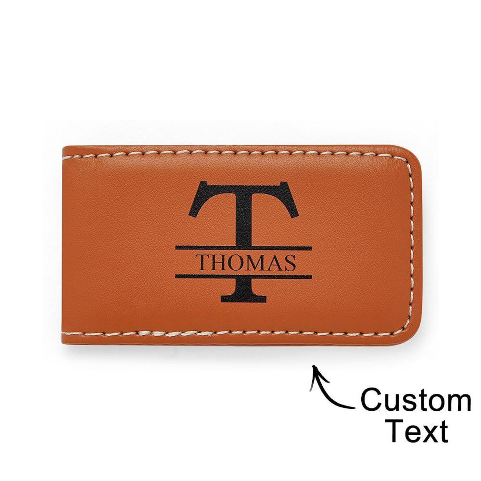 Custom leather wallet wallet for men